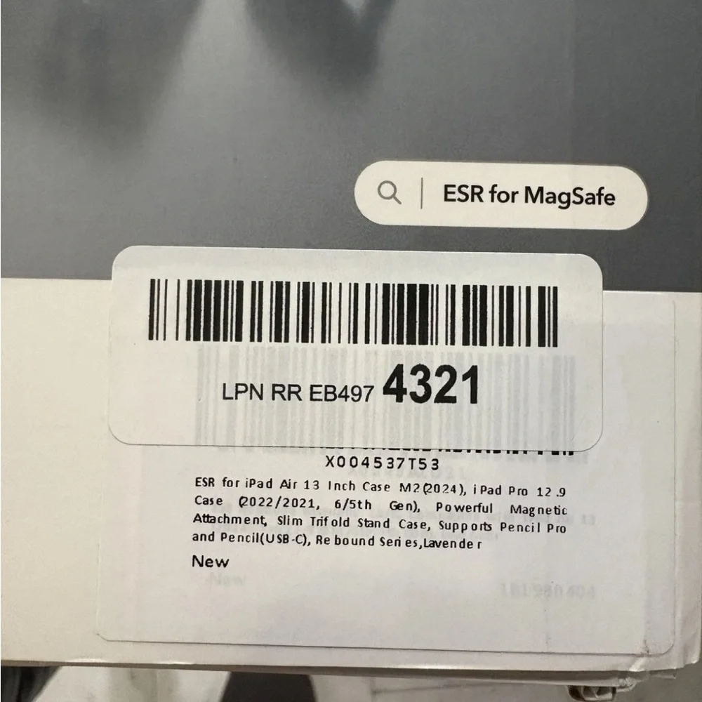 Lavender Magnetic Case for iPad Air 13 Inch NEW IN BOX